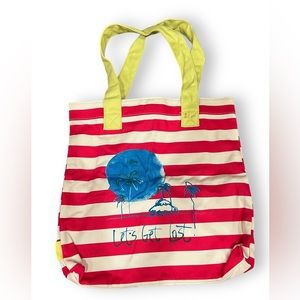 NWT Vintage American Eagle “Let’s Get Lost” Tote Bag 🦅